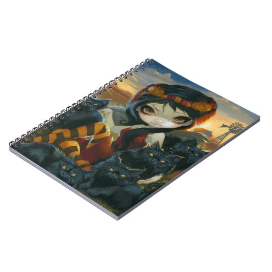 "Autumn Katten"-laptop Notitieboek (Linkerzijde)