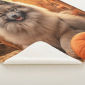 Autumn Keeshond Sherpa Deken (3/4)