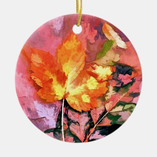 AUTUMN KERAMISCH ORNAMENT (Voorkant)