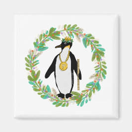 Autumn King Penguin Magnet