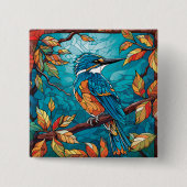 Autumn Kingfisher Button (Voorkant)