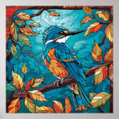 Autumn Kingfisher Poster (Voorkant)