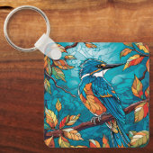 Autumn Kingfisher Sleutelhanger (Voorkant)
