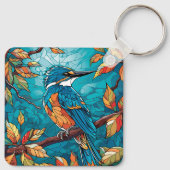 Autumn Kingfisher Sleutelhanger (Achterkant)