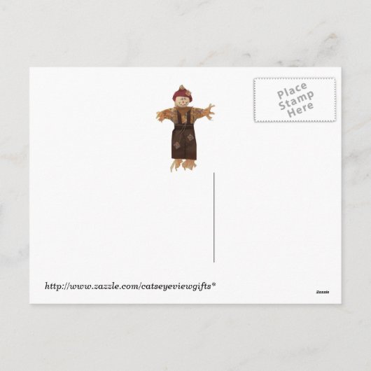 Autumn Kitten - Kaart met haalloween Cat (Achterkant)