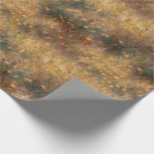 Autumn kleuren, bloem, natuurgebied cadeaupapier (Hoek)