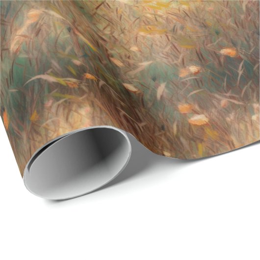 Autumn kleuren, bloem, natuurgebied cadeaupapier (Rol Hoek)