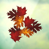 Autumn laat 2 vinylvensterkoeling achter raamsticker (Vel 3)