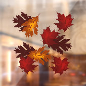 Autumn laat vinylvensterkoeling achter raamsticker (Vel 2)