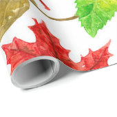 Autumn laat waterverf wit cadeaupapier (Rol Hoek)