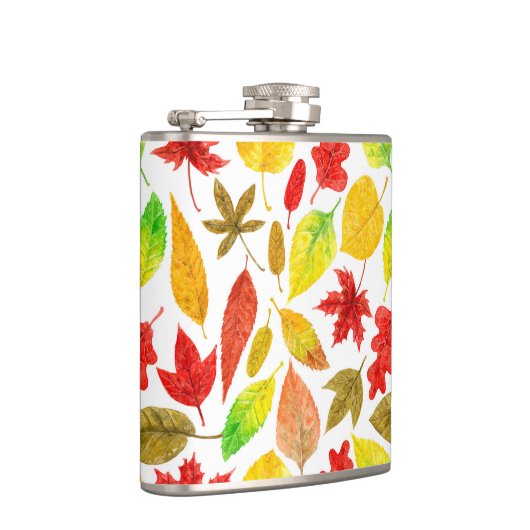 Autumn laat waterverf wit heupfles (Rechts)