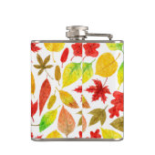 Autumn laat waterverf wit heupfles (Achterkant)