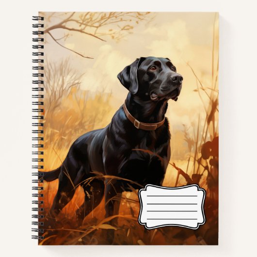 Autumn Labrador retriever Notitieboek (Voorkant)