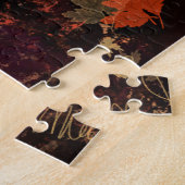 Autumn Lady Puzzle - Kunst schilderen Legpuzzel (Zijkant)