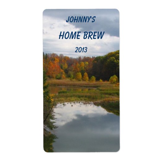 Autumn Lake Beer Label (Voorkant)