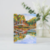 Autumn Lake Briefkaart (Staand voorkant)