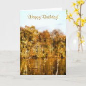 AUTUMN LAKE KAART (Gele Bloem)