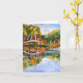 Autumn Lake Kaart (Gele Bloem)