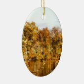 AUTUMN LAKE KERAMISCH ORNAMENT (Rechts)