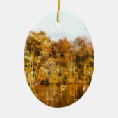 AUTUMN LAKE KERAMISCH ORNAMENT (Voorkant)