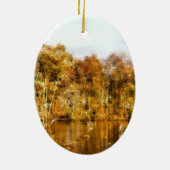 AUTUMN LAKE KERAMISCH ORNAMENT (Achterkant)