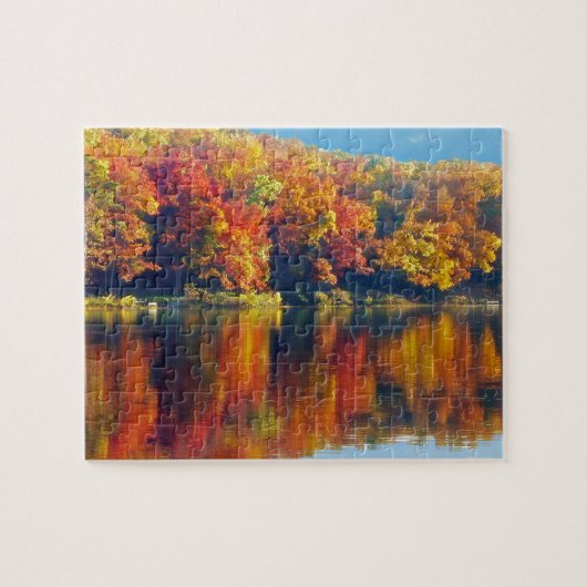 Autumn Lake Legpuzzel (Horizontaal)
