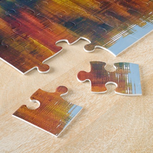 Autumn Lake Legpuzzel (Zijkant)
