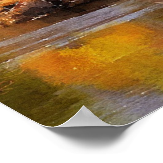 Autumn Lake Poster (Hoek)