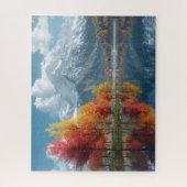 Autumn Lake Puzzle Legpuzzel (Verticaal)