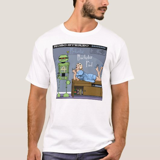 Autumn Lake "ROBOTIC BACHELOR PAD" T-Shirt (Voorkant)