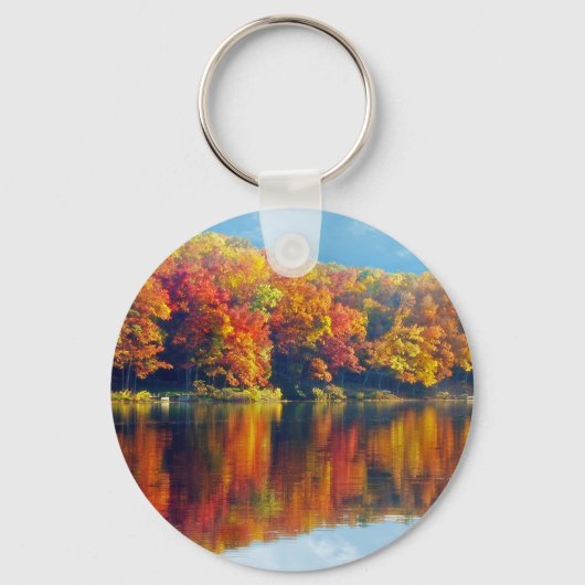 Autumn Lake Sleutelhanger (Voorkant)