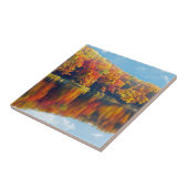 Autumn Lake Tegeltje (Zijkant)