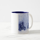 Autumn Lake "WINTER PINES" Coffee Mok (Voorkant rechts)