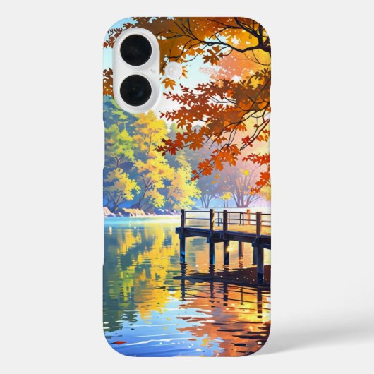 Autumn Lakeside Serenity Case-Mate iPhone Case (Achterkant)