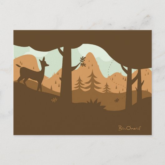 Autumn Landscape Briefkaart (Voorkant)