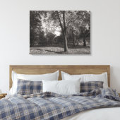Autumn Landscape, Bute Park, Cardiff Canvas Afdruk (Insitu (Slaapkamer))