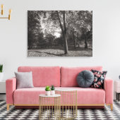 Autumn Landscape, Bute Park, Cardiff Canvas Afdruk (Insitu (Woonkamer))