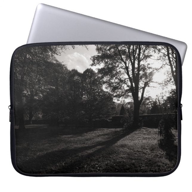 Autumn Landscape Bute Park Cardiff Laptop Sleeve (Voorkant)