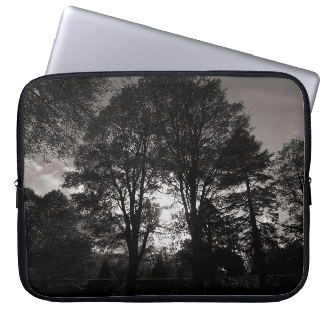 Autumn Landscape Bute Park Cardiff Laptop Sleeve (Voorkant)