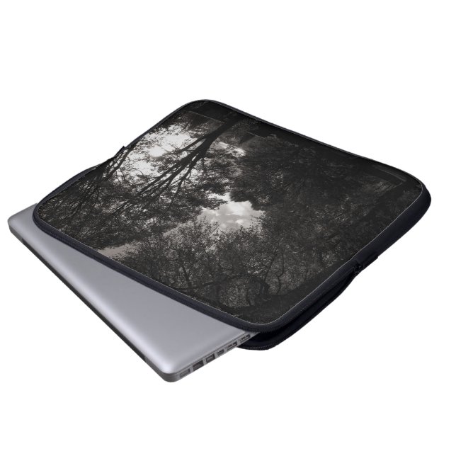 Autumn Landscape Bute Park Cardiff Laptop Sleeve (Voorkant onderkant)