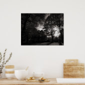 Autumn Landscape Bute Park Cardiff Poster (Keuken)