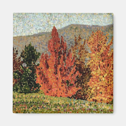 Autumn Landscape, c.1903 (olie op canvas) Magneet (Voorkant)