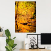 Autumn Landscape Forest Photo Natuur Wall Poster (Thuiskantoor)