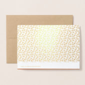 Autumn Landscape Luxury Thanksgiving Real Folie Kaarten (Met envelop)