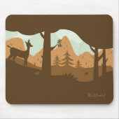 Autumn Landscape Mousepad Muismat (Voorkant)