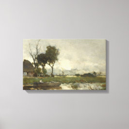 Autumn Landscape ( Nederlandse kunst) (Nederland) Canvas Afdruk