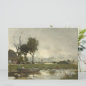 Autumn Landscape ( Nederlandse kunst) (Nederland) Kaart (Staand voorkant)