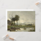 Autumn Landscape ( Nederlandse kunst) (Nederland) Kaart (Voorkant / Achterkant in situ)