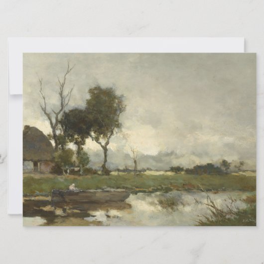 Autumn Landscape ( Nederlandse kunst) (Nederland) Kaart (Voorkant)