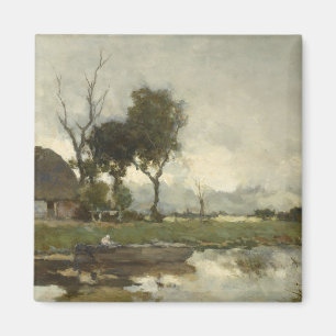 Autumn Landscape ( Nederlandse kunst) (Nederland) Magneet
